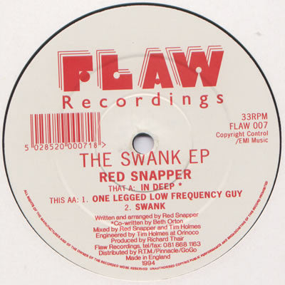 Red Snapper : The Swank EP (12