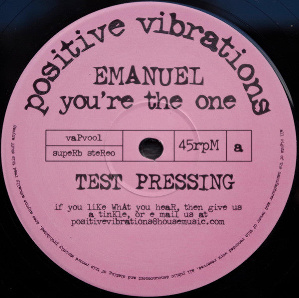 Emanuel (2) : You're The One / You're The Dub (12