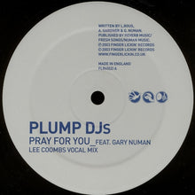 Load image into Gallery viewer, Plump DJs Feat Gary Numan : Pray For You (Lee Coombs Remixes) (12")
