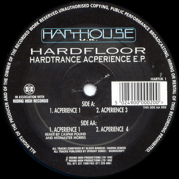 Hardfloor : Hardtrance Acperience E.P. (12