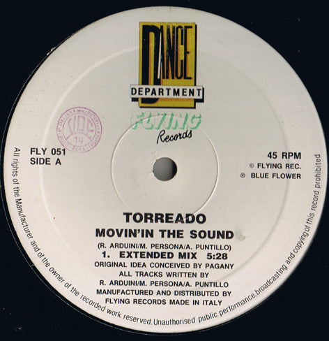 Torreado : Movin'in The Sound (12