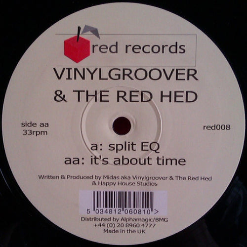 Vinylgroover & The Red Hed : Split EQ / It's About Time (12