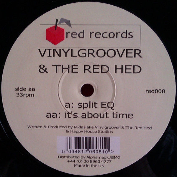 Vinylgroover & The Red Hed : Split EQ / It's About Time (12