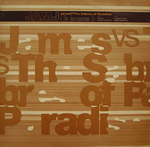 James Vs The Sabres Of Paradise : Jam J (12