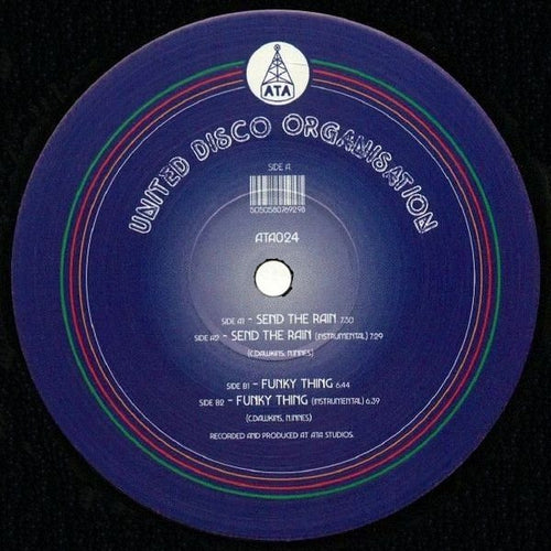 United Disco Organisation : Send The Rain / Funky Thing (12