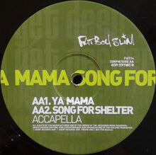 Load image into Gallery viewer, Fatboy Slim : Song For Shelter + Ya Mama (2x12&quot;, Promo)
