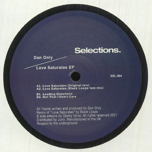 Dan Only : Love Saturates EP (12