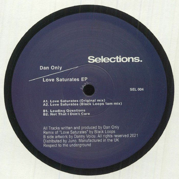Dan Only : Love Saturates EP (12