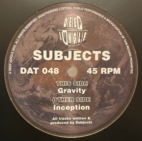 Subjects (5) : Inception / Gravity  (12