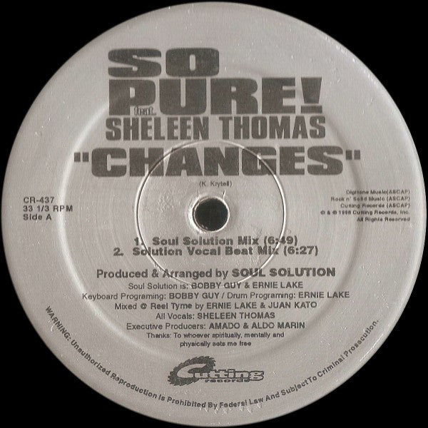 So Pure! Feat. Sheleen Thomas : Changes (12