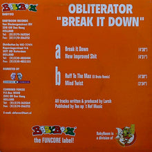 Load image into Gallery viewer, Obliterator : Break It Down (12")
