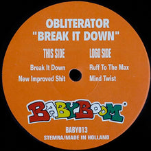 Load image into Gallery viewer, Obliterator : Break It Down (12")
