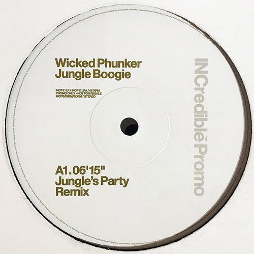 Wicked Phunker : Jungle Boogie (2x12