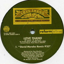 Load image into Gallery viewer, First Choice Feat. Rochelle Fleming : Love Thang (12")
