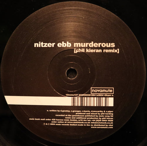 Nitzer Ebb : Murderous / Control I'm Here (12