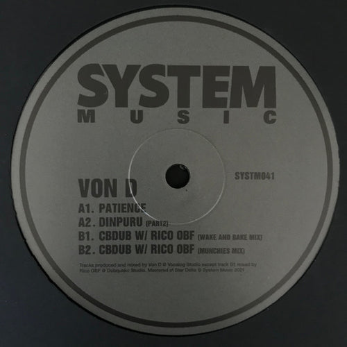 Von D : Patience EP (12