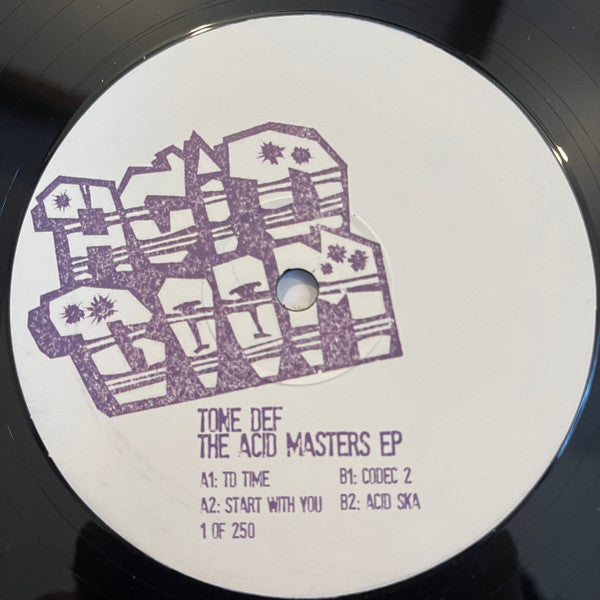 Tone Def : The Acid Masters EP  (12