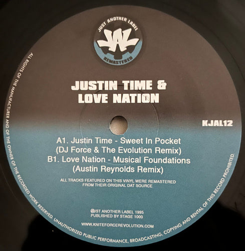 Justin Time / Love Nation : Sweet In Pocket / Musical Foundations (Remixes) (10