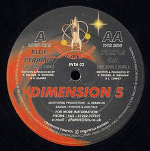 Load image into Gallery viewer, Dimension 5 : Blue Pyramid / Purple Om (12")
