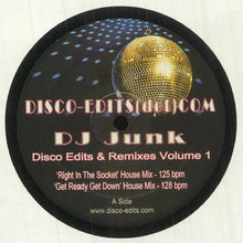 Load image into Gallery viewer, DJ Junk : Disco Edits &amp; Remixes Volume 1 (12&quot;, Maxi)
