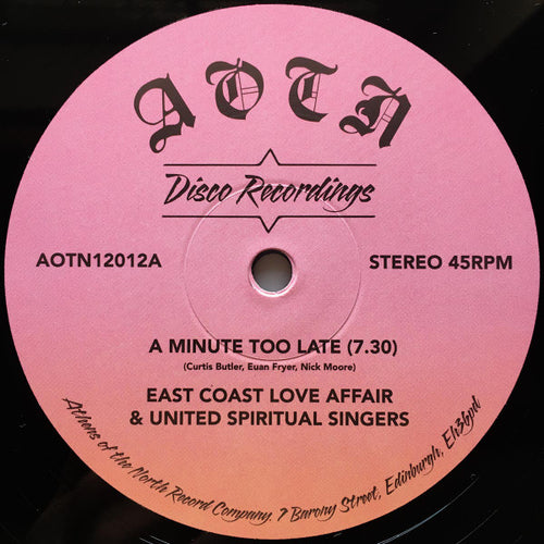 East Coast Love Affair (2) & United Spiritual Singers : A Minute Too Late (12