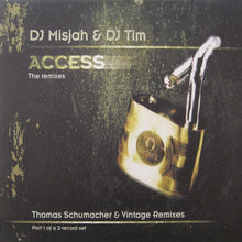 Load image into Gallery viewer, DJ Misjah &amp; DJ Tim : Access (The Remixes) (12")
