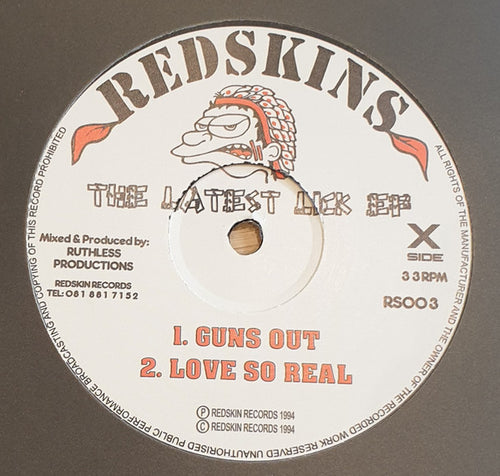 Ruthless Productions : The Latest Lick E.P. (12