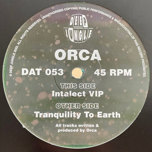 Orca : Tranquility To Earth / Intalect (VIP) (12