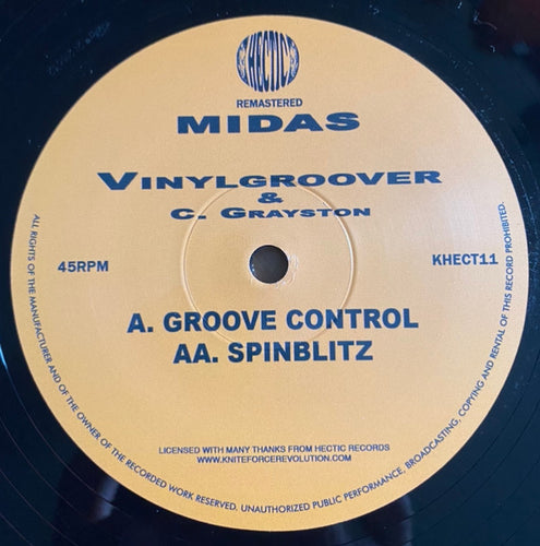 Midas : Groove Control / Spinblitz (12