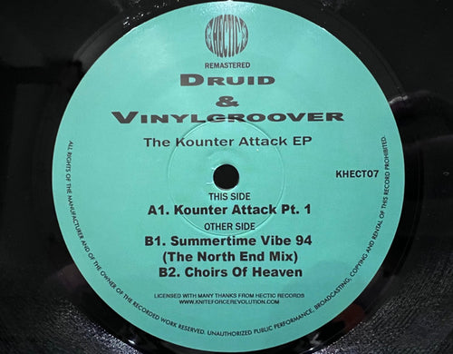 Druid* & Vinylgroover : The Kounter Attack EP (12