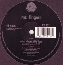 Load image into Gallery viewer, Mr. Fingers : What About This Love (12&quot;)
