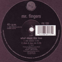 Load image into Gallery viewer, Mr. Fingers : What About This Love (12&quot;)
