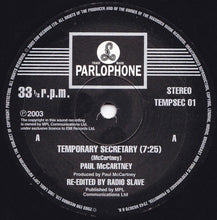 Load image into Gallery viewer, Paul McCartney : Temporary Secretary (12", S/Sided, Ltd)
