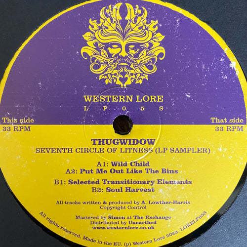 Thugwidow : Seventh Circle Of Litness LP Sampler (12