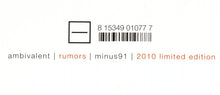 Load image into Gallery viewer, Ambivalent : Rumors (12", Ltd)
