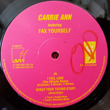 Load image into Gallery viewer, Carrie Ann Featuring Fax Yourself : I Feel Love (The Ultimate Remix) (12&quot;)
