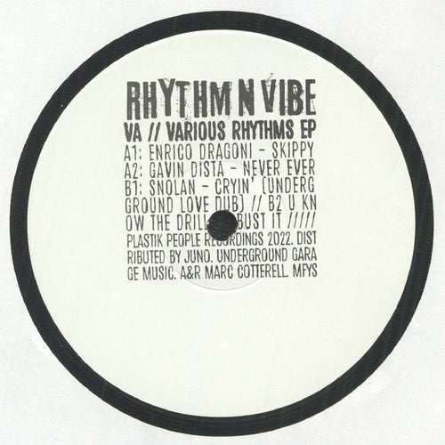 Various : Various Rhythms EP (12
