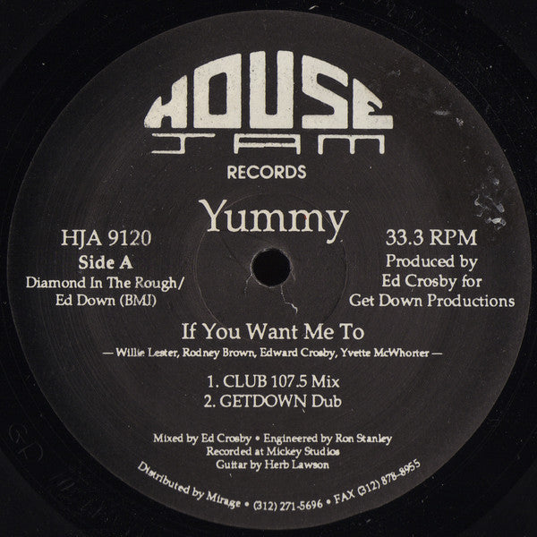 Yummy : If You Want Me To (12