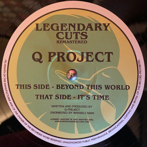 Q Project : Beyond This World / It’s Time  (12
