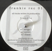Load image into Gallery viewer, Frankie (2) : Frankie Rec 01 (12")
