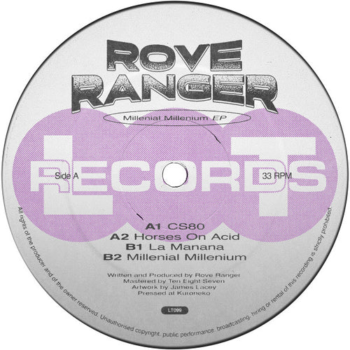 Rove Ranger : Millenial Millenium EP (12