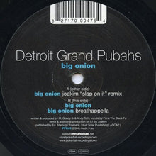 Load image into Gallery viewer, Detroit Grand Pubahs : Big Onion (12")

