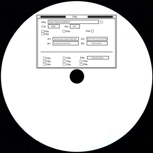 Unknown Artist : Tell Me (How It Feels) / Forget Me Nots (PsychoFunk Mixes) (12