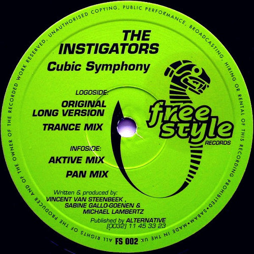 The Instigators : Cubic Symphony (12