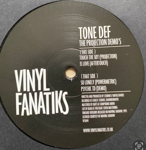 Tone Def : The Projection Demo’s EP (12