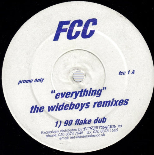 FCC : Everything (The Wideboys Remixes) (12