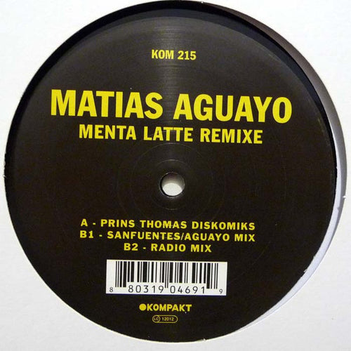 Matias Aguayo : Menta Latte Remixe (12