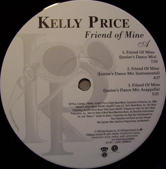 Kelly Price : Friend Of Mine (12