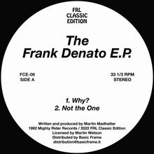 Load image into Gallery viewer, Martin Madhatter : The Frank Denato E.P. (12&quot;, EP, RE)
