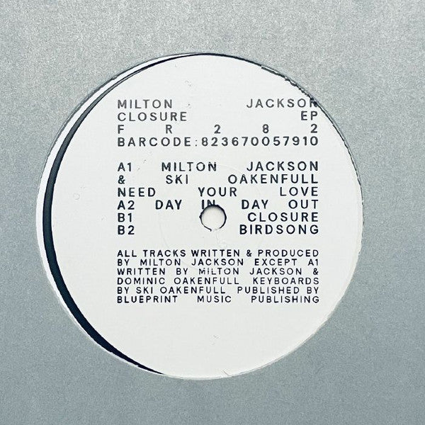 Milton Jackson : Closure EP (12